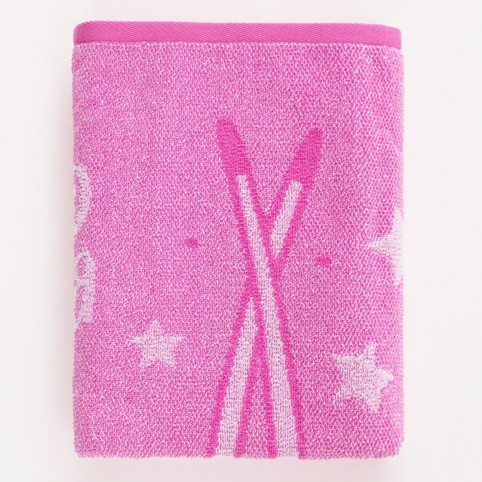 Полотенце махровое Этель Best girl, 70х130 см, 100% хлопок, 420гр/м2