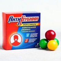 Жевательная резинка с шипучкой &laquo;Антибубнин&raquo;, 65 г.