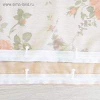 Комплект штор для кухни Witerra Византия 280х160см, персиковый, правая, пэ100% Комплект штор для кухни Witerra Византия 280х160см, персиковый, правая, пэ100%