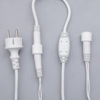 Гирлянда &laquo;Бахрома&raquo; 3 &times; 0.6 м, IP44, УМС, белая нить, 160 LED, свечение фиолетовое, 220 В