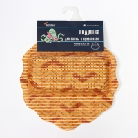 Подушка для ванны с присоскам &laquo;Ракушки&raquo;, 33&times;33 см, МИКС