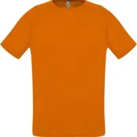 Футболка унисекс Sporty 140 оранжевая, размер L