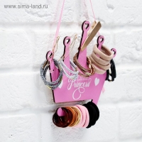 Органайзер для резинок настенный &laquo;Принцесса&raquo;, 17,9 х 21,4 см