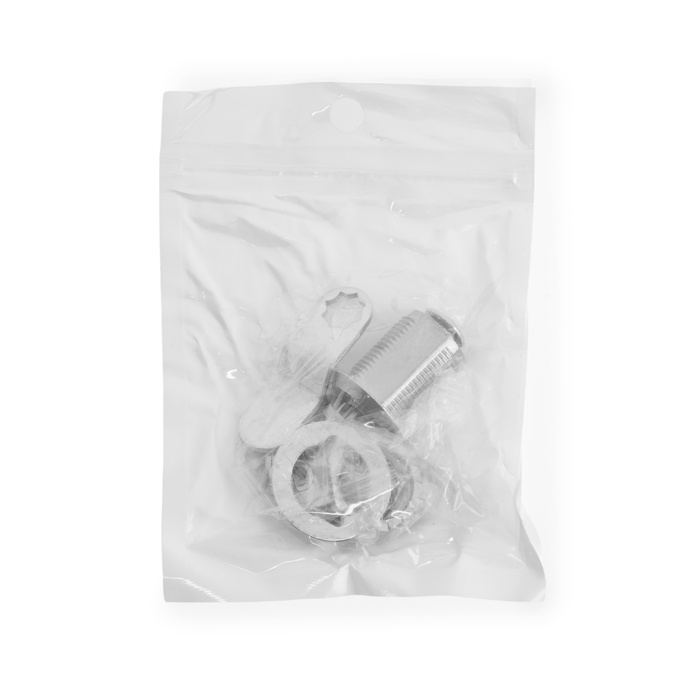 Замок почтовый ТУНДРА LC4, 17х25х50 мм, 2 английских ключа, хром Замок почтовый ТУНДРА LC4, 17х25х50 мм, 2 английских ключа, хром