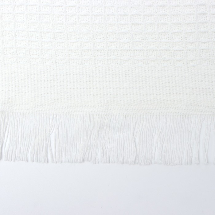 Плед Этель Waffle 130*180см , цв.молочный,80%хлопок, 20% п/э