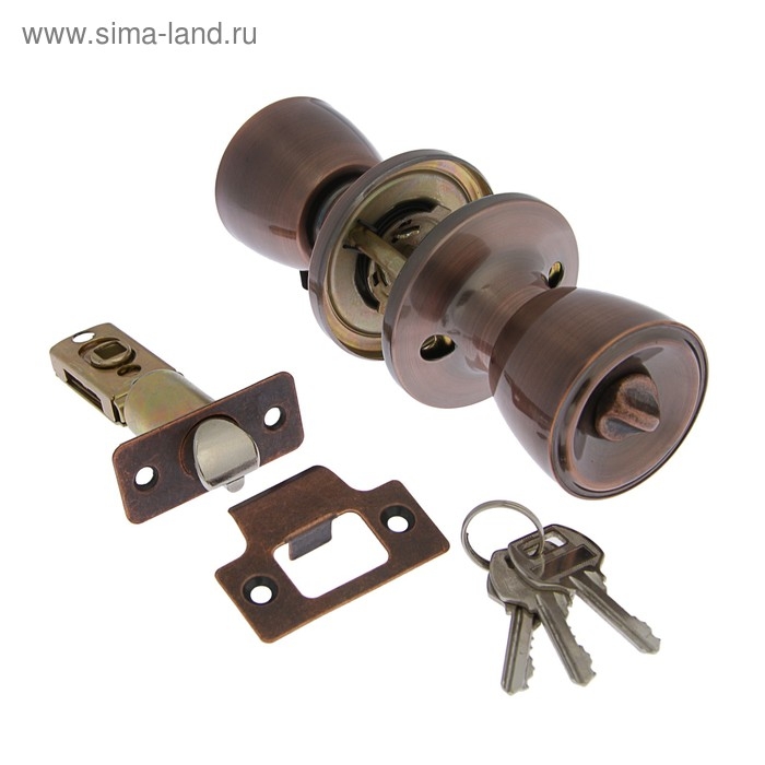 Защелка 1203, с ключом, цвет медь Защелка 1203, с ключом, цвет медь