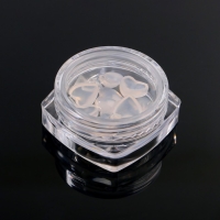 Фигурки для дизайна ногтей &laquo;Твоё сердце&raquo;, объёмные, меняют цвет, цвет полупрозрачный