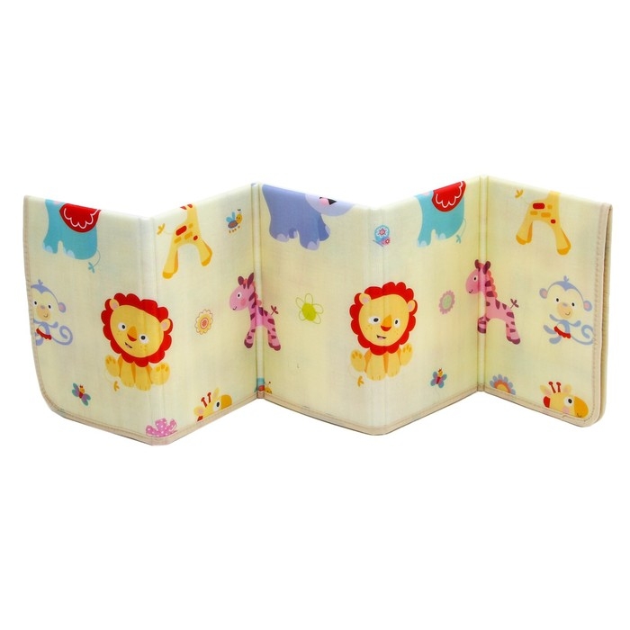 Игровой коврик для детей складной &laquo;Мои друзья&raquo;, двусторонний, размер 180х100 см, Крошка Я