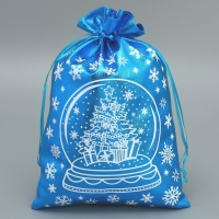 Мешочек подарочный парча «Новогоднее желание», 20 х 30 см +/- 1.5 см, Новый год Мешочек подарочный парча «Новогоднее желание», 20 х 30 см +/- 1.5 см, Новый год
