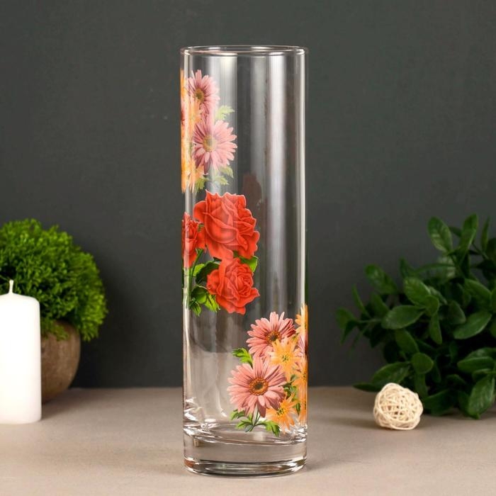 Ваза FLORA Ваза FLORA "Цветочная поляна" 7,5х26,5см МИКС