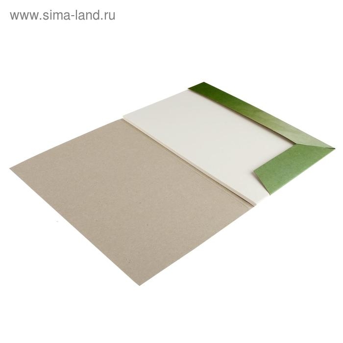 Бумага для акварели, пастели А4, 20 листов, блок 200 г/м2, в папке, МИКС