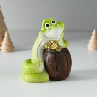 Копилка полистоун "Змейка с богатствами" МИКС 8,5х6х10,5 см Копилка полистоун "Змейка с богатствами" МИКС 8,5х6х10,5 см