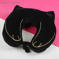 Подголовник &laquo;Кошечка&raquo;, цвет чёрный