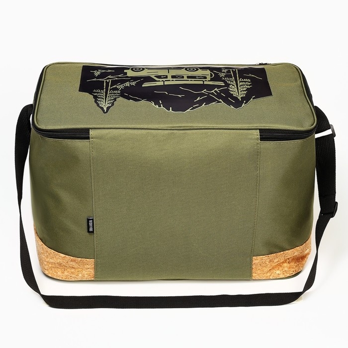 Термосумка с пробковым дном &laquo;В пути&raquo;, 28 литров