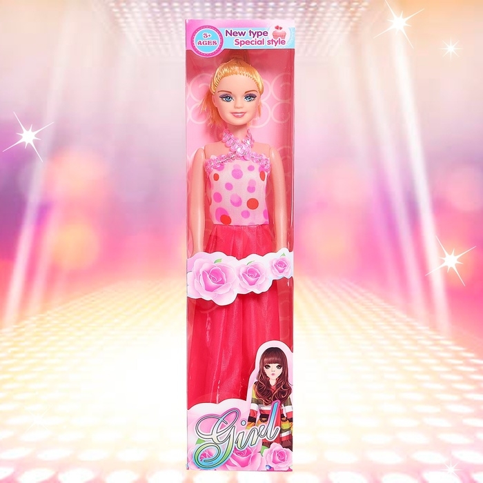 Кукла-модель «Модница» в платье, МИКС Кукла-модель «Модница» в платье, МИКС