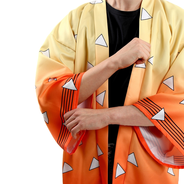 Карнавальное хаори «Демонический клинок», р. 48-50 (XL), цвет жёлтый Карнавальное хаори «Демонический клинок», р. 48-50 (XL), цвет жёлтый