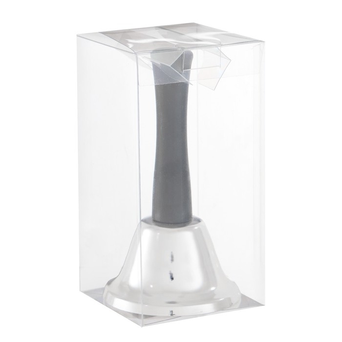 Колокольчик металлический, звонок настольный Колокольчик металлический, звонок настольный "Shine", 12 х 6.5 см, серебряный