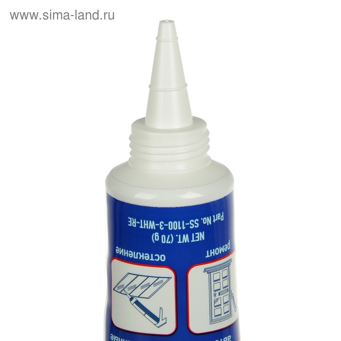 Герметик силиконовый 1100 ABRO MASTERS белый, 70 г SS-1100-3-WHT-RE Герметик силиконовый 1100 ABRO MASTERS белый, 70 г SS-1100-3-WHT-RE