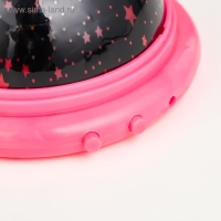 Ночник-проектор "Летающая тарелка" LED 2 режима от батареек 3ААА/USB МИКС 11х11х6,5 см Ночник-проектор "Летающая тарелка" LED 2 режима от батареек 3ААА/USB МИКС 11х11х6,5 см