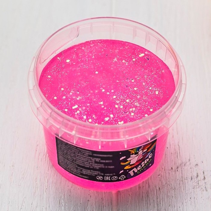 Слайм «Пегас» неоновый, розовый 90 г Слайм «Пегас» неоновый, розовый 90 г