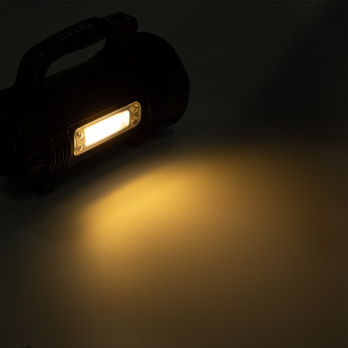 Фонарь прожекторный аккумуляторный, 20 Вт, 3600 мАч, XPE, COB, IPX66, 5 режимов, USB Фонарь прожекторный аккумуляторный, 20 Вт, 3600 мАч, XPE, COB, IPX66, 5 режимов, USB