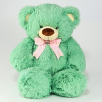 Мягкая игрушка &laquo;Медведь&raquo;, с бантиком, 60 см, цвет зелёный