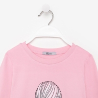 Лонгслив для девочки, цвет пудра, рост 158 см Лонгслив для девочки, цвет пудра, рост 158 см