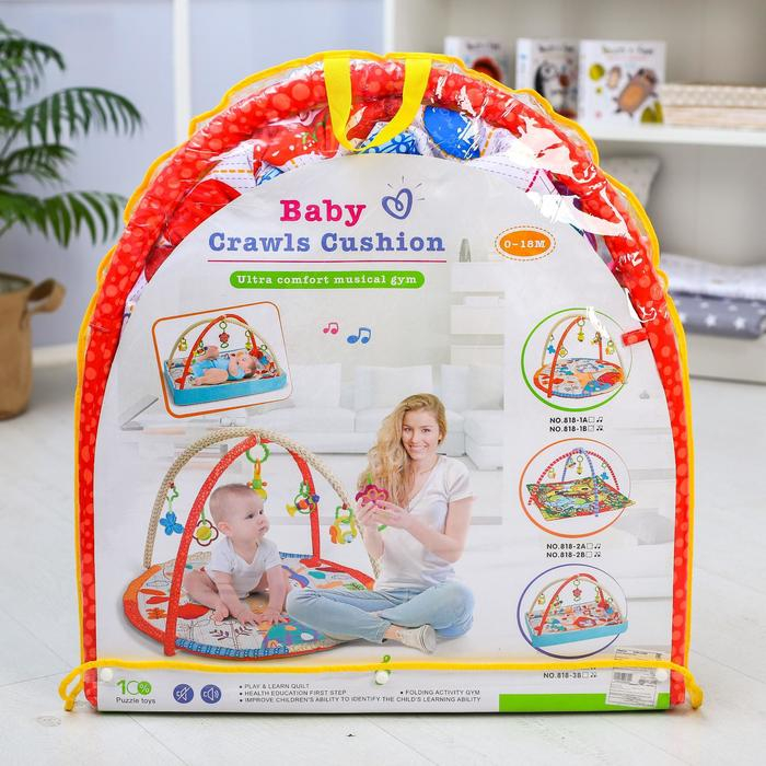 Развивающий коврик с дугами «Совушка», 85х85 см. Развивающий коврик с дугами «Совушка», 85х85 см.