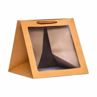 Пакет крафт с квадратным дном и окном 40 Х 40 Х 40 см Крафт, 1шт. Пакет крафт с квадратным дном и окном 40 Х 40 Х 40 см Крафт, 1шт.