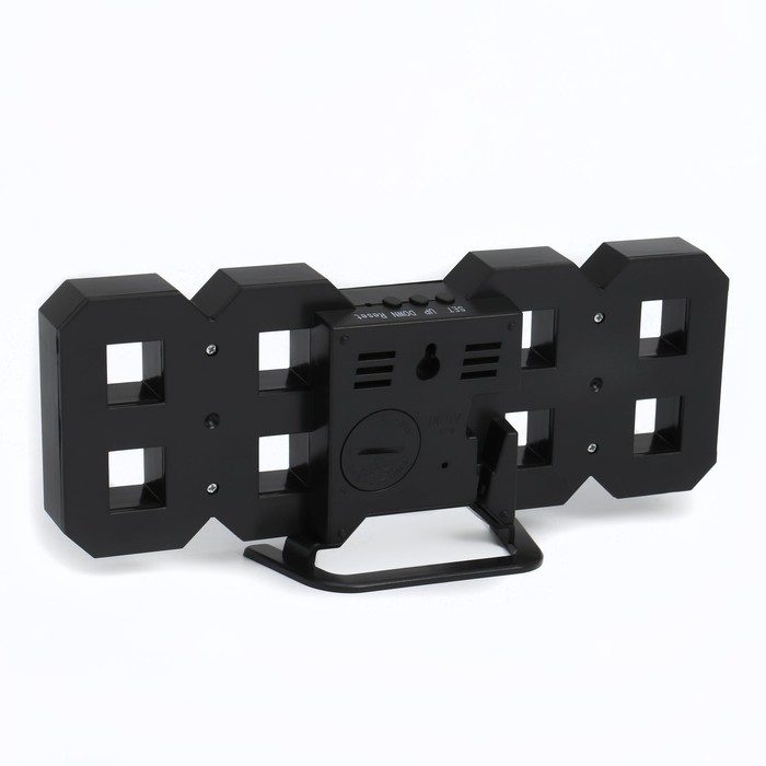 Часы электронные настольные Часы электронные настольные "Цифры", с подвесом, красная индикация, 9 x 23 см, от USB