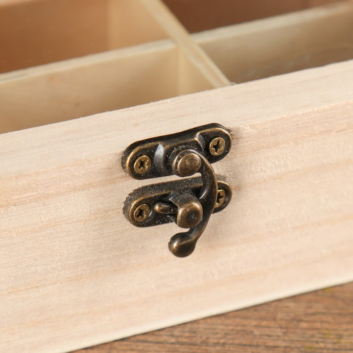 Шкатулка дерево для росписи для мелочей со стеклянной вставкой 17х10х4,5 см Шкатулка дерево для росписи для мелочей со стеклянной вставкой 17х10х4,5 см