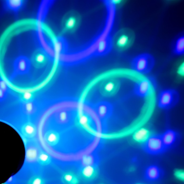 Садовый светильник на солнечной батарее &laquo;Дискошар&raquo;, 13 &times; 6 &times; 13 см, 6 LED, пульт ДУ, свечение RGBW