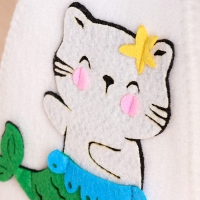 Шапка для бани с аппликацией "Алана" Шапка для бани с аппликацией "Алана"