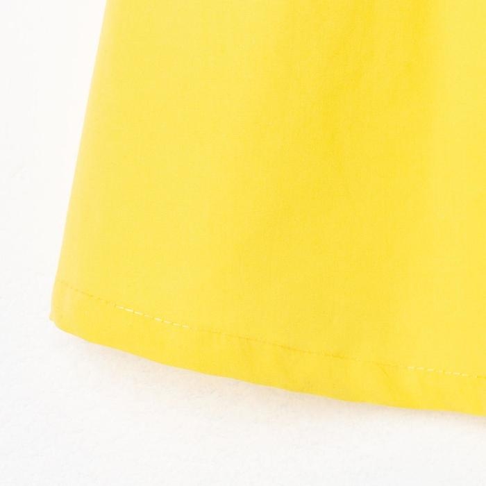 Платье детское с рюшей KAFTAN, р. 30 (98-104), желтый