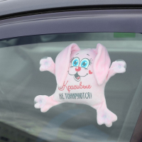 &laquo;Красивые не тонируются&raquo;, заяц, на присосках