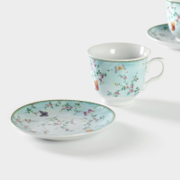Набор чайный керамический Доляна «Пелагея», 4 предмета: 2 чашки 220 мл, 2 блюдца d=14 см Набор чайный керамический Доляна «Пелагея», 4 предмета: 2 чашки 220 мл, 2 блюдца d=14 см