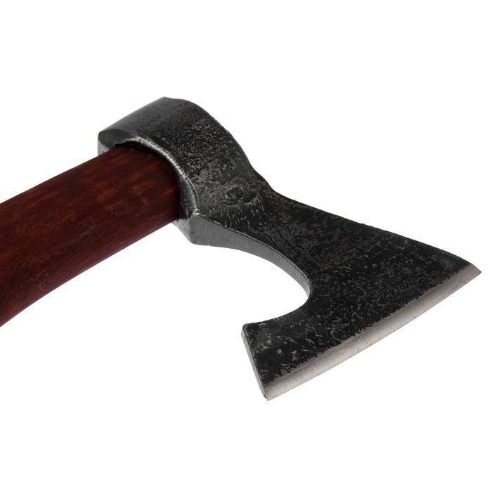 Топор охотничий кованый ТУНДРА ПРОФИ, топорище высшего сорта Топор охотничий кованый ТУНДРА ПРОФИ, топорище высшего сорта "дуб" воск, с чехлом, 800 г