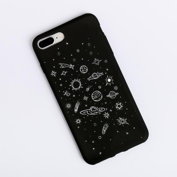 Чехол на телефон iPhone 7 Plus/8 Plus «Космос» soft touch, 16 × 8 см Чехол на телефон iPhone 7 Plus/8 Plus «Космос» soft touch, 16 × 8 см