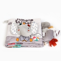 Книжка-шуршалка мягкая «Слоник Эли», Крошка Я Книжка-шуршалка мягкая «Слоник Эли», Крошка Я