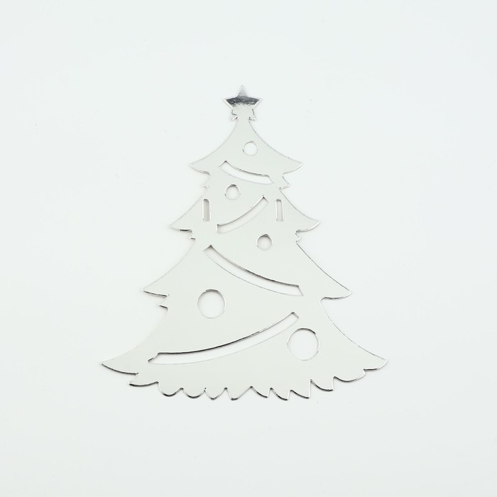 Гирлянда на ленте &laquo;Новогодняя&raquo;, на Новый год, серебро