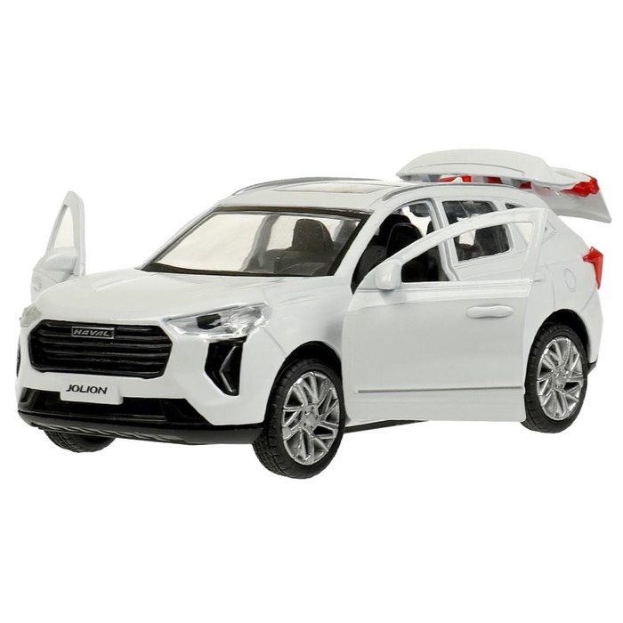 Машинка металлическая Haval jolion, открываются двери, багажник, инерция, 12 см, белый Машинка металлическая Haval jolion, открываются двери, багажник, инерция, 12 см, белый