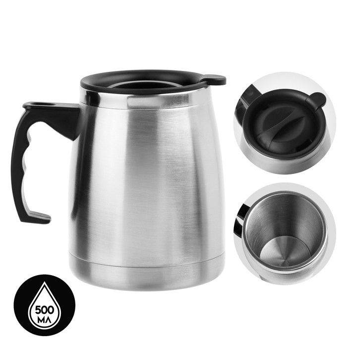 Термокружка, 500 мл, Camping, 13 х 13.5 см Термокружка, 500 мл, Camping, 13 х 13.5 см