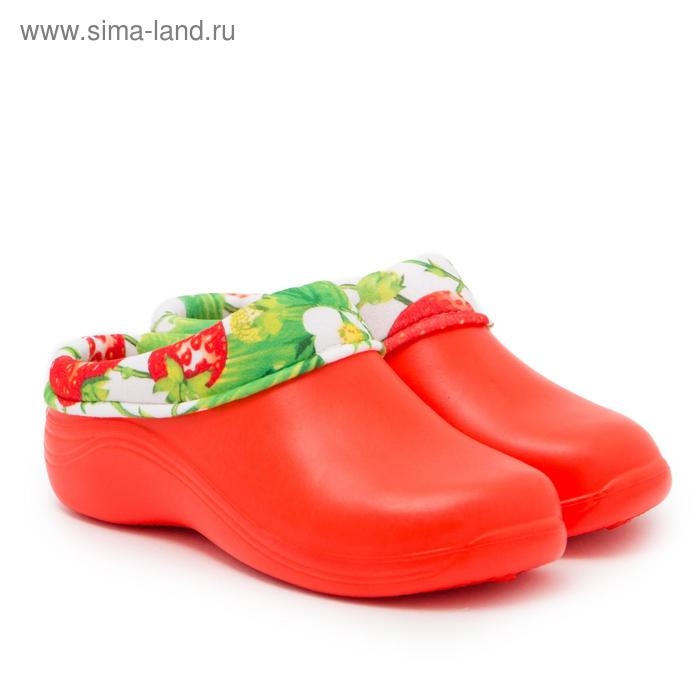 Галоши женские, цвет коралловый/клубника, размер 38-39 Галоши женские, цвет коралловый/клубника, размер 38-39