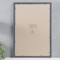 Фоторамка пластик 40х60 см, золото с белым (пластиковый экран)