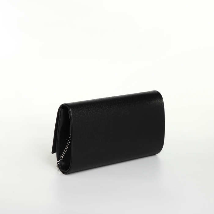 Сумка-клатч на магните, цвет чёрный