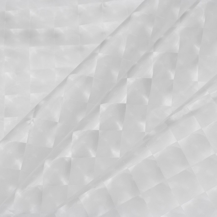 Штора для ванной SAVANNA &laquo;Квадраты&raquo;, 180&times;180 см, PEVA, цвет белый