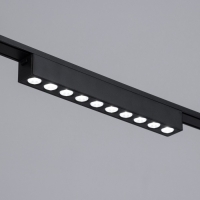 Светильник трековый ULTRA "Линза" LED 12Вт 3000K-5700К CRI90 черный 23х2,6х2,4см Светильник трековый ULTRA "Линза" LED 12Вт 3000K-5700К CRI90 черный 23х2,6х2,4см