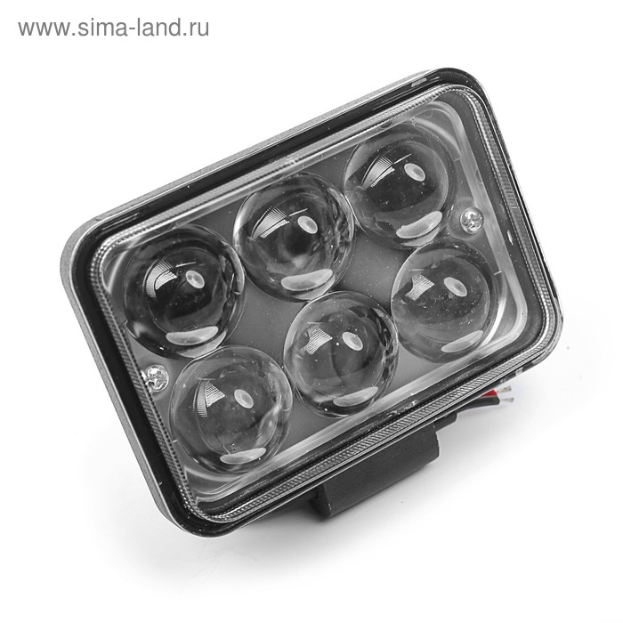 Противотуманная фара, 12 В, 6 LED, IP67, 6000 К, направленный свет Противотуманная фара, 12 В, 6 LED, IP67, 6000 К, направленный свет