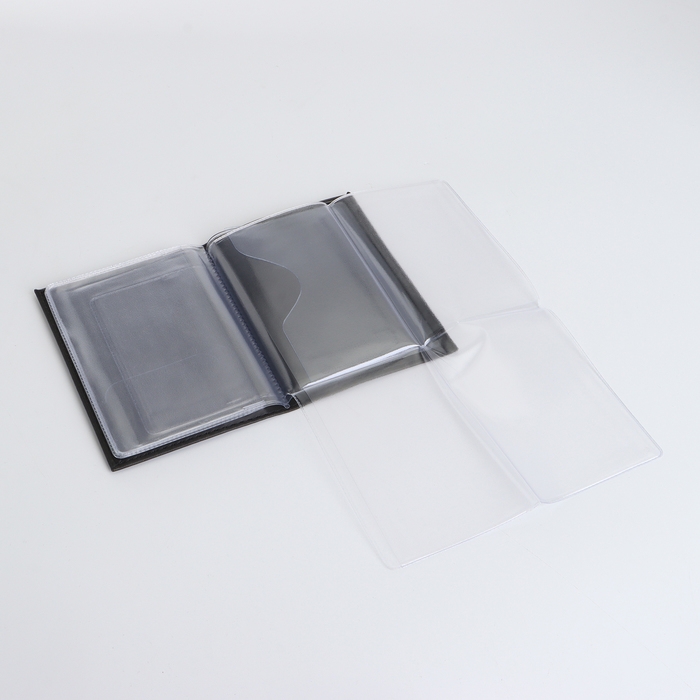 Обложка для автодокументов, цвет чёрный Обложка для автодокументов, цвет чёрный