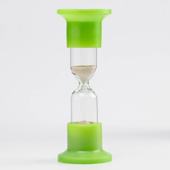 Песочные часы настольные на 3 минуты, h-12 см, d - 4.4 см, упаковка пакет, микс Песочные часы настольные на 3 минуты, h-12 см, d - 4.4 см, упаковка пакет, микс